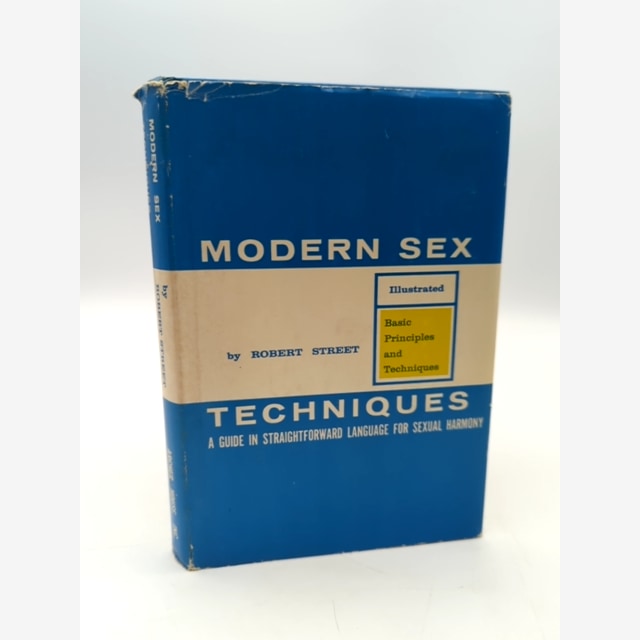 Modern Sex Techniques by Robert Street (Hardcover, 1959) Positions, Guide by Robert Street book cover