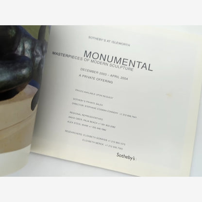 Monumental Masterpieces Of Modern Sculpture by Sotheby's (Paperback, 2003) by Sotheby'S — photo 4