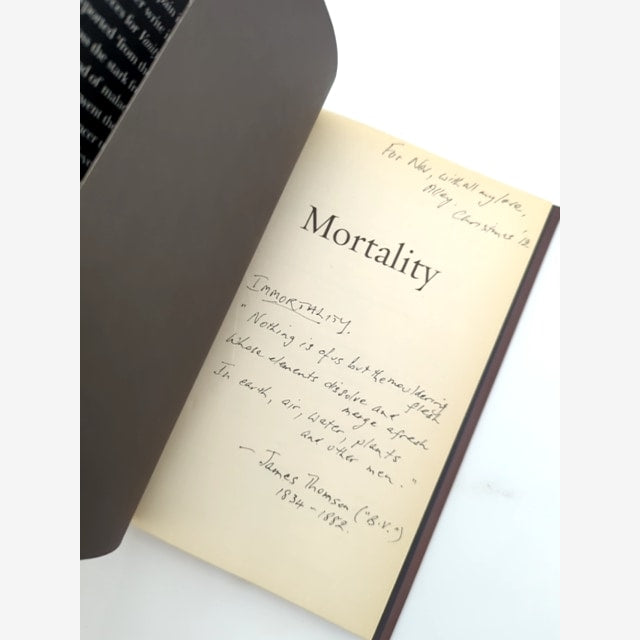 Mortality by Christopher Hitchens (Hardcover, 2012) 1st Edition Memoir by Christopher Hitchens — photo 3