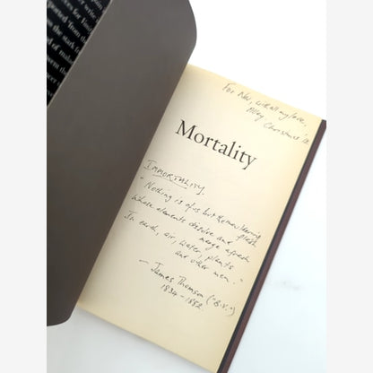 Mortality by Christopher Hitchens (Hardcover, 2012) 1st Edition Memoir by Christopher Hitchens — photo 3