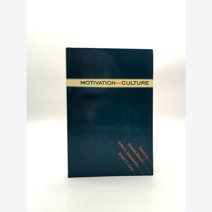 Motivation And Culture by John F. Schumaker Donald Munro, Cultural Studies by Stuart C. Carr book cover