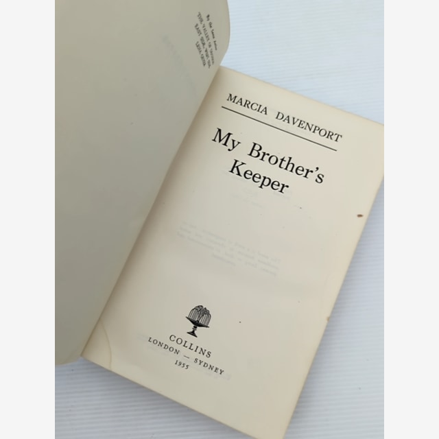 My Brother's Keeper by Marcia Davenport (Hardcover, 1955) by Marcia Davenport — photo 2