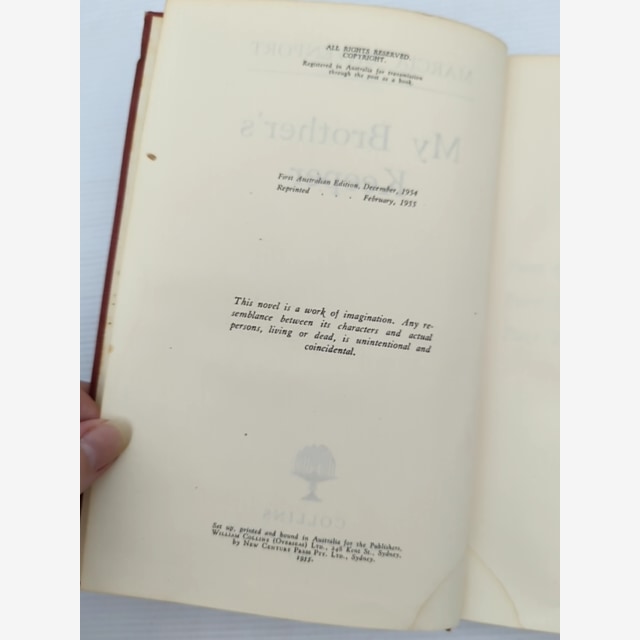 My Brother's Keeper by Marcia Davenport (Hardcover, 1955) by Marcia Davenport — photo 3