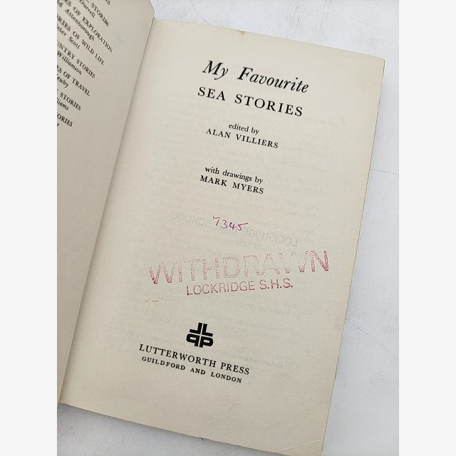 My Favourite Sea Stories by Alan John Villiers, Maritime History, 1st Ed 1972 by Alan John Villiers — photo 4