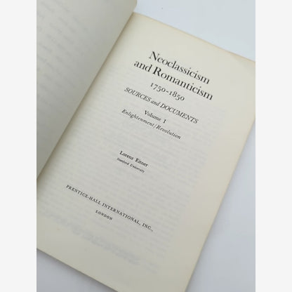 Neoclassicism And Romanticism, 1750-1850 Vol 1 by Lorenz Eitner, Art History by Lorenz Eitner — photo 2