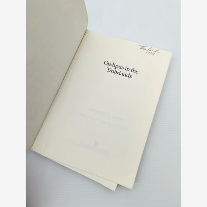Oedipus In The Trobriands by Melford E. Spiro, 1993 Psychoanalysis Anthropology by Melford E. Spiro — photo 4