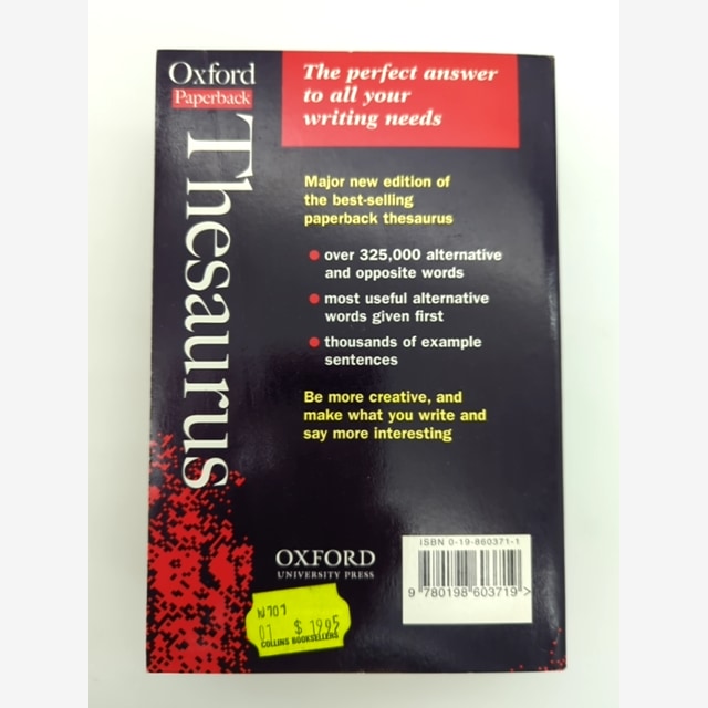 Oxford Paperback Thesaurus, 2nd Edition by Oxford University Press, Reference by Oxford University Press — photo 6
