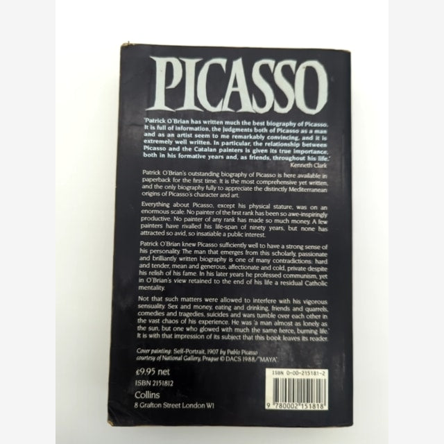 Pablo Ruiz Picasso: Biography by Patrick O'Brian (Paperback, 1989) Art History by Patrick O'Brian — photo 6