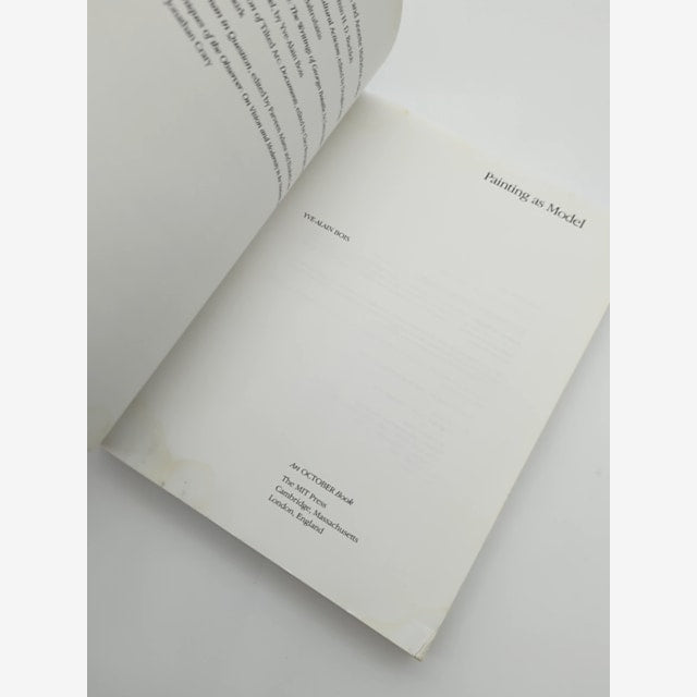 Painting As Model by Yve-Alain Bois (Paperback, 1993) Art Theory by Yve-Alain Bois — photo 2