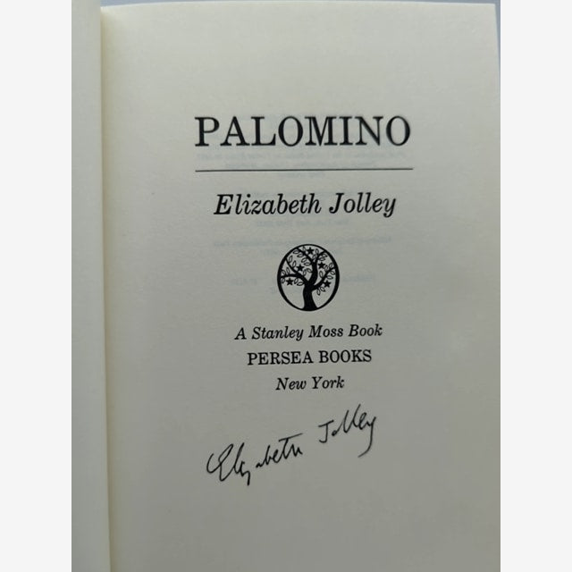 Palomino (Stanley Moss Book) by Elizabeth Jolley (Paperback, 1987) 1st Ed Signed by Elizabeth Jolley — photo 5