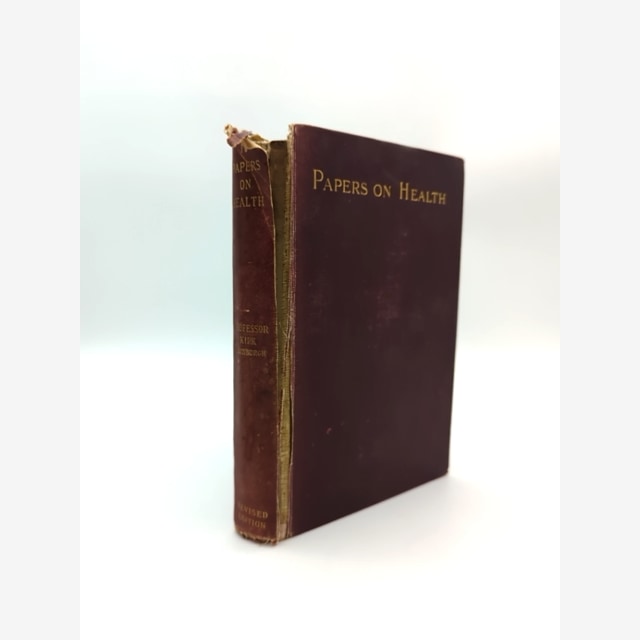 Papers On Health by Professor Kirk (Hardcover) by Professor Kirk book cover