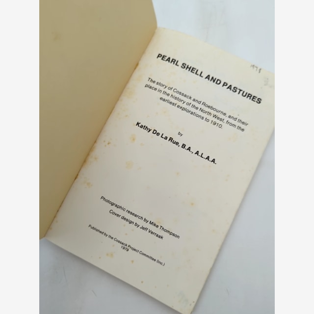 Pearl Shell And Pastures by Kathy de la Rue Paperback, 1979 WA Northwest History by Kathy De La Rue — photo 3