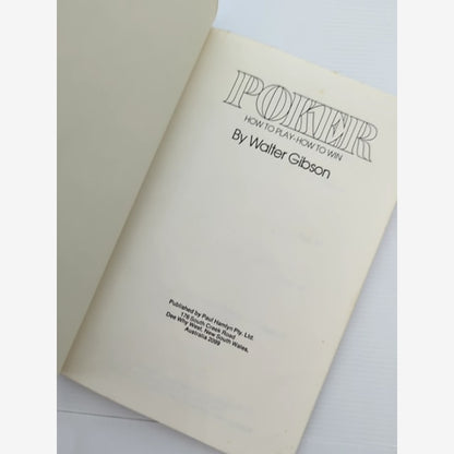 Poker by Walter Gibson (Hardcover, 1974) by Walter Gibson — photo 5