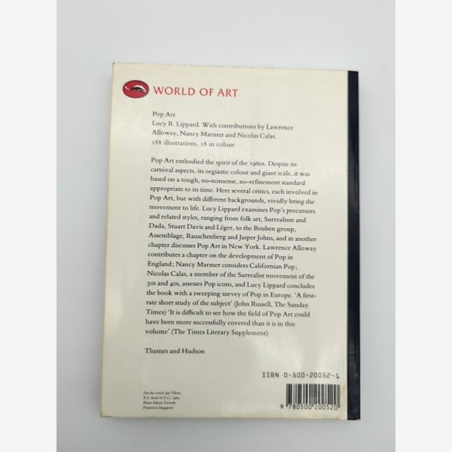 Pop Art (World Of Art) by Lucy Lippard (Paperback, 1985) Art History by Lucy Lippard — photo 6