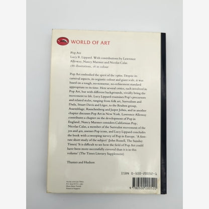 Pop Art (World Of Art) by Lucy Lippard (Paperback, 1985) Art History by Lucy Lippard — photo 6