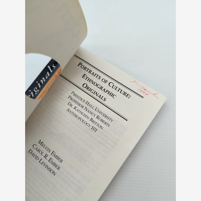 Portraits Of Culture Ethnographic Originals by Carol R. Ember Melvin Ember by Carol R. Ember, Melvin Ember — photo 5