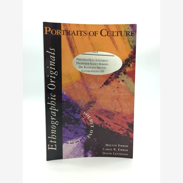 Portraits Of Culture Ethnographic Originals by Carol R. Ember Melvin Ember by Carol R. Ember, Melvin Ember book cover