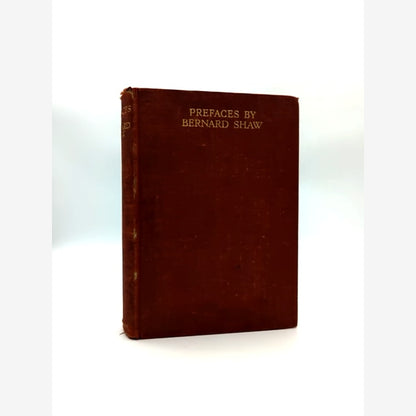 Prefaces by Bernard Shaw (Hardcover, 1934) by Bernard Shaw book cover