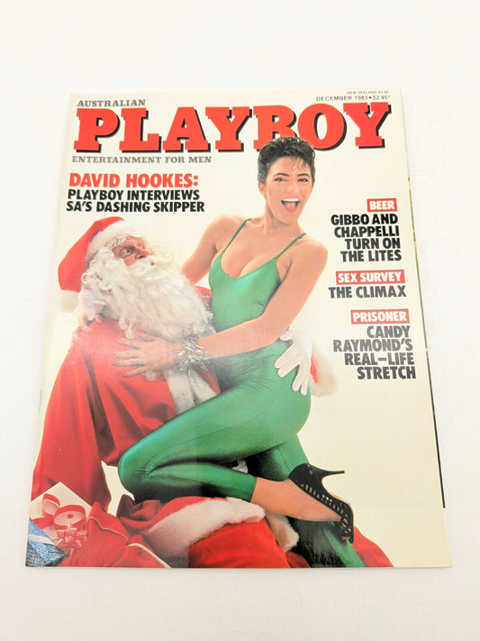 Rare Australian Playboy Magazine December 1983 Issue Vintage  Lynn Eason & Santa book cover
