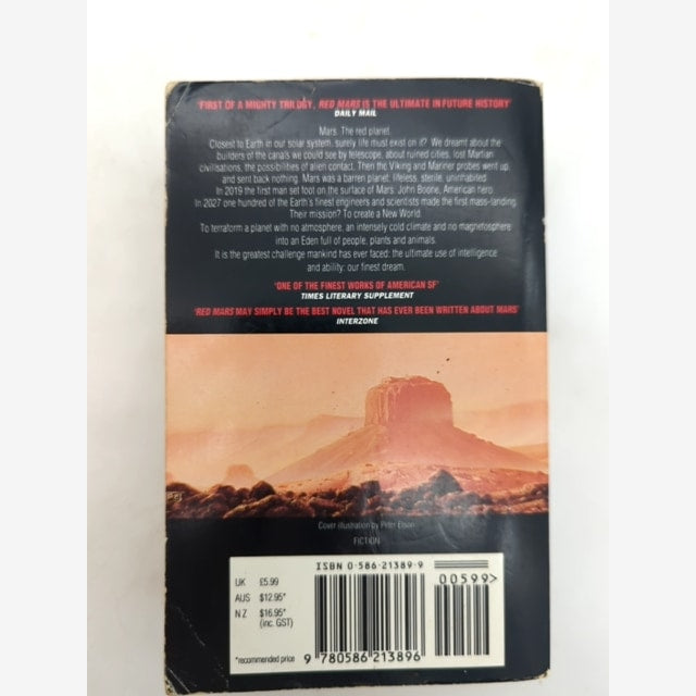 Red Mars by Kim Stanley Robinson (Paperback, 1999) Science Fiction Trillogy by Kim Stanley Robinson — photo 3