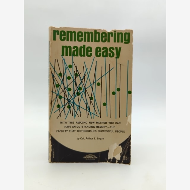 Remembering Made Easy by Arthur L Logan (Paperback, 1970) by Arthur L Logan book cover