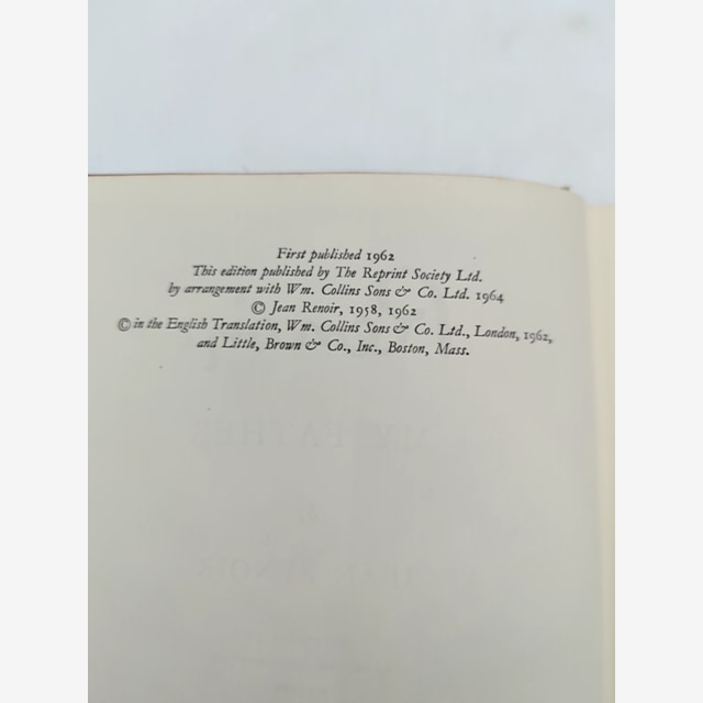 Renoir My Father by Jean Renoir (Hardcover, 1964) Artist Biography by Jean Renoir — photo 3