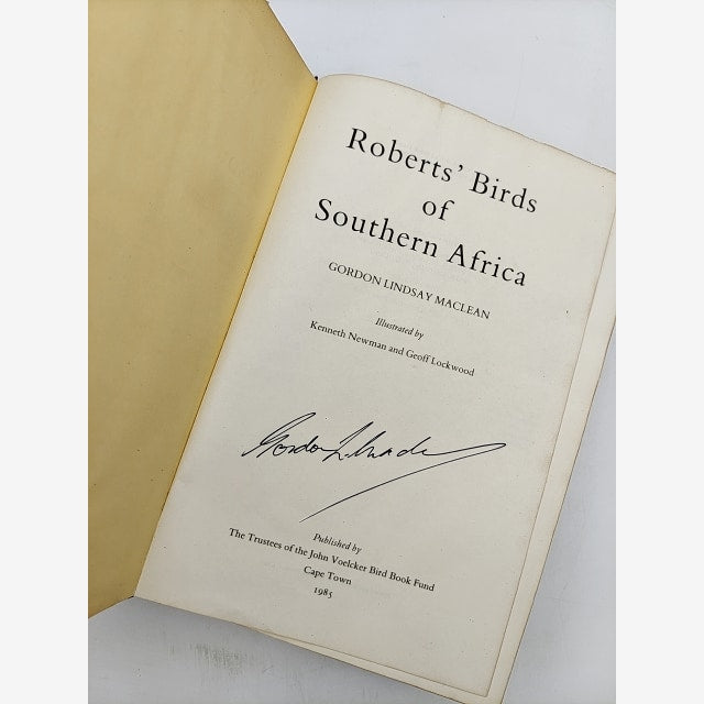Roberts Birds Of Southern Africa by Austin Roberts, 891 Species! SIGNED — photo 2