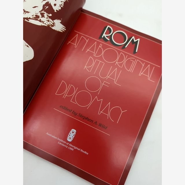 Rom: An Aboriginal Ritual of Diplomacy by Stephen Wild (Paperback, 1986) by Stephen Wild — photo 2