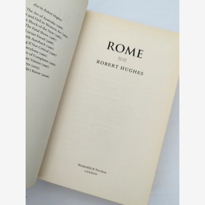 Rome A Cultural Visual and Personal History Robert Hughes Hardcover by Robert Hughes — photo 5