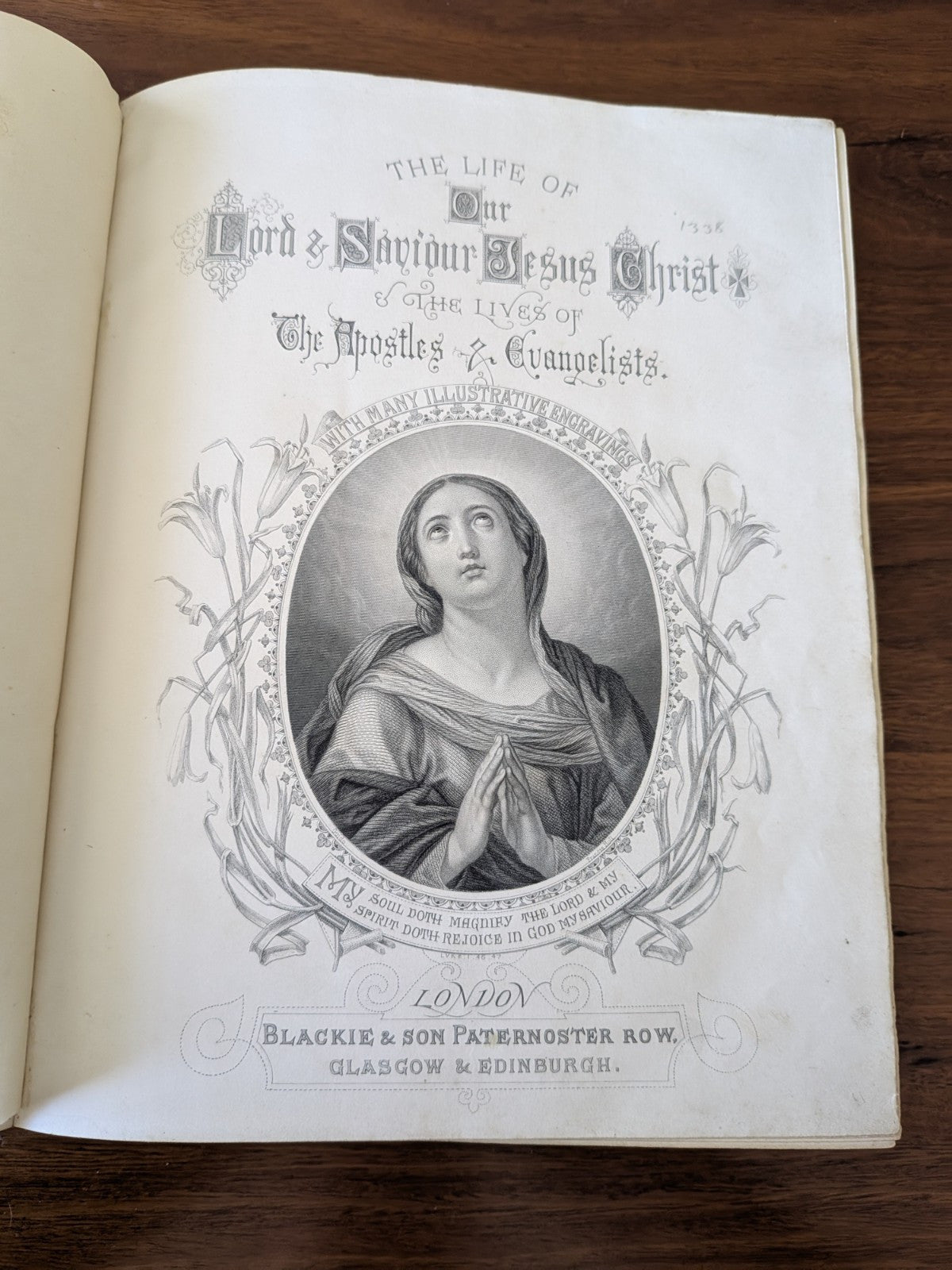 The Life of Jesus Christ, Leather Bound, Library Binding 1871, Rare Christianity by Rev. John Fleetwood