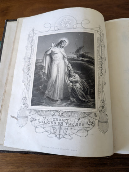 The Life of Jesus Christ, Leather Bound, Library Binding 1871, Rare Christianity by Rev. John Fleetwood