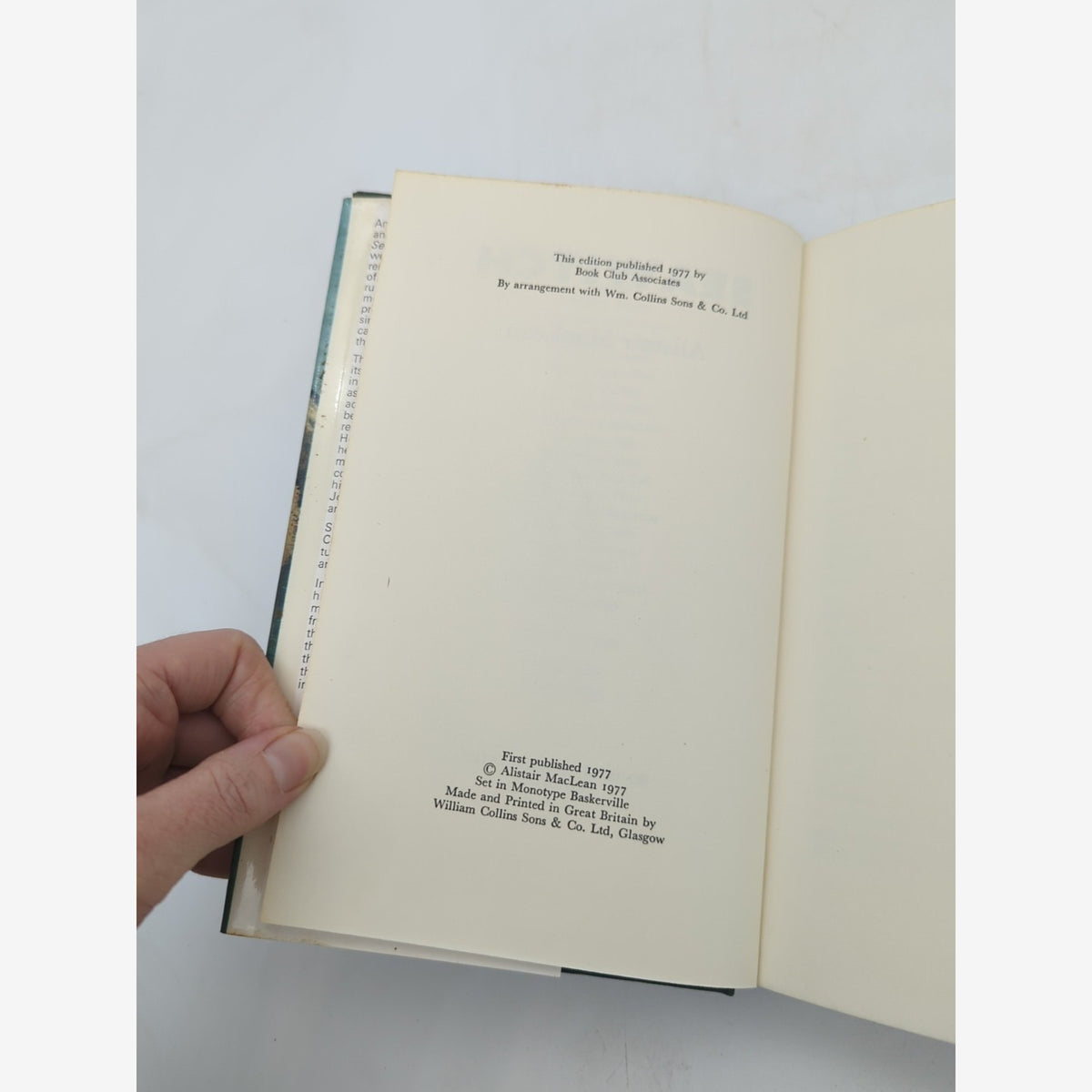 Seawitch by Alistair MacLean (Hardcover, 1977) Book Nook 1st Edition by Alistair MacLean — photo 7