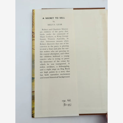 Secret To Sell by Melva Lear (Hardcover, 1965) by Melva Lear — photo 2