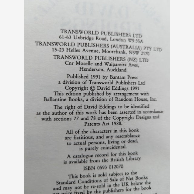 Seeress of Kell - Book 5 of Malloreon by David Eddings - Hardcover Book, 1991 by David Eddings — photo 5
