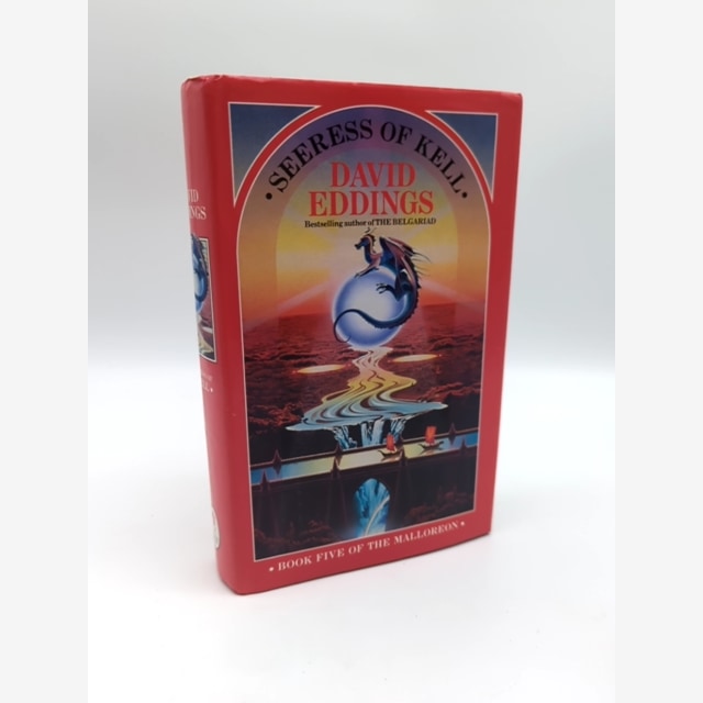 Seeress of Kell - Book 5 of Malloreon by David Eddings - Hardcover Book, 1991 by David Eddings book cover