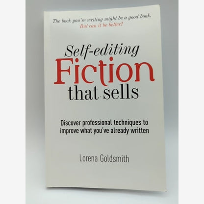Self-Editing Fiction That Sells by Lorena Goldsmith (Paperback) Writing by Lorena Goldsmith book cover