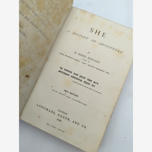 She by H Rider Haggard (Cloth, 1903) Literature & Fiction by H Rider Haggard — photo 3