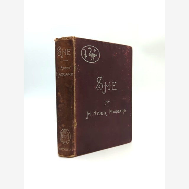 She by H Rider Haggard (Cloth, 1903) Literature & Fiction by H Rider Haggard book cover