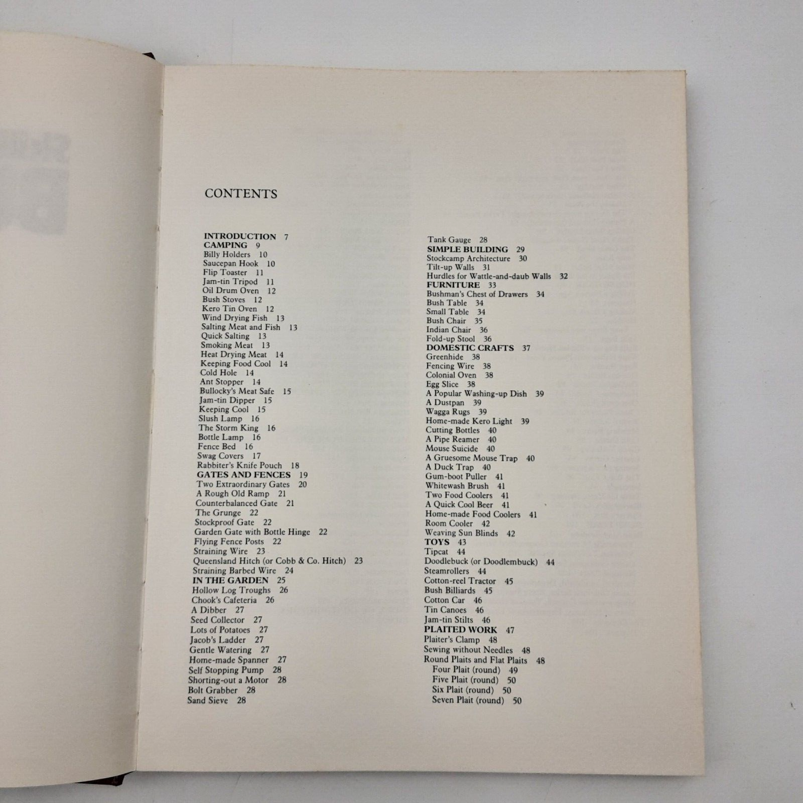 Skills of the Australian Bushman by Ron Edwards Vintage Hardcover 1986 by Ron Edwards — photo 3