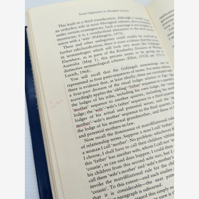 Social Organization In Aboriginal Australia by Warren Shapiro, Anthropology by Warren Shapiro — photo 4