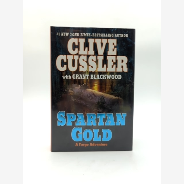 Spartan Gold by Clive Cussler & Grant Blackwood Signed by Clive Cussler, Grant Blackwood book cover