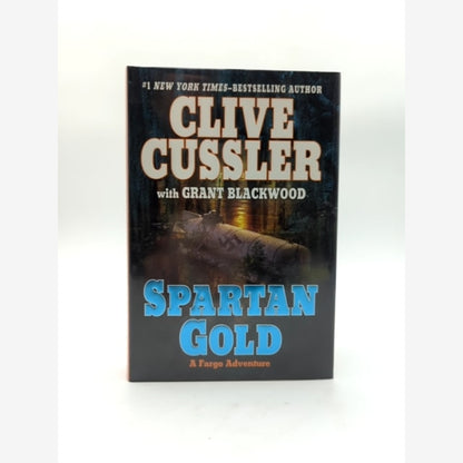 Spartan Gold by Clive Cussler & Grant Blackwood Signed by Clive Cussler, Grant Blackwood book cover