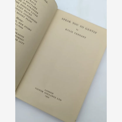 Speak You So Gently by Kylie Tennant (Hardcover, 1959) History by Kylie Tennant — photo 5