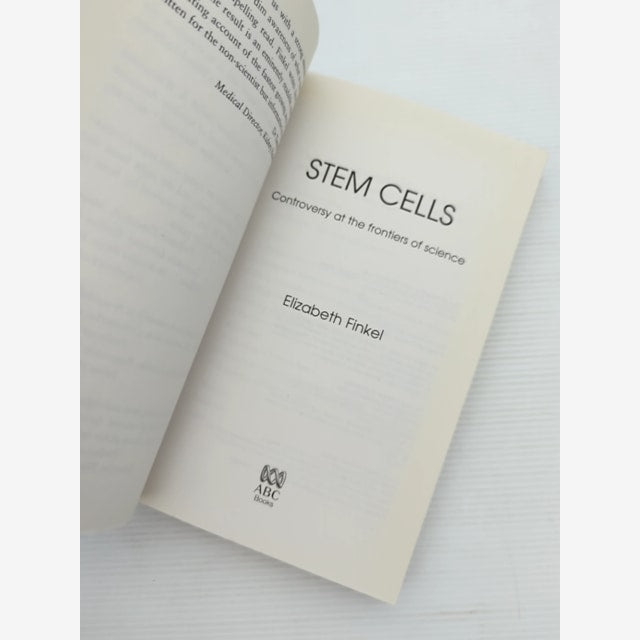 Stem Cells Controversy At The Frontiers Of Science by Elizabeth Finkel, Biology by Elizabeth Finkel — photo 2