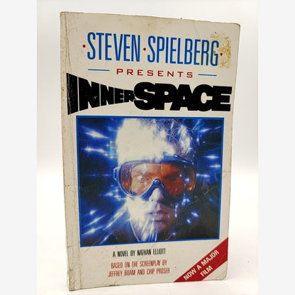 Steven Spielberg Presents Innerspace by Nathan Elliott, Vintage Paperback Sci-Fi by Steven Spielberg, Nathan Elliott book cover