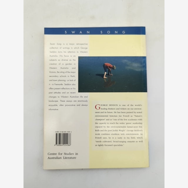Swan Song Reflections by George Seddon (Paperback, 1996) 1st Edition by George Seddon — photo 5