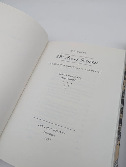 T. H. White: The Age of Scandal Folio Society 18th century literature, biography by T. H. White — photo 10
