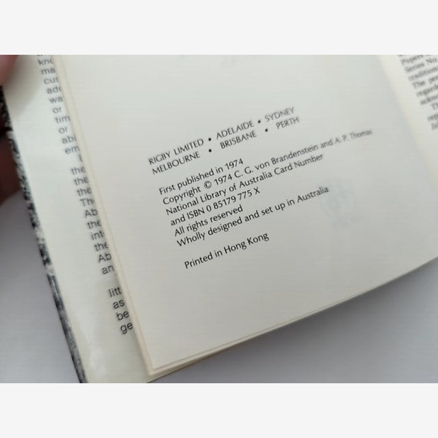 Taruru by Thomas & Brandenstein Hardcover 1974 Aboriginal Njangumarda Dreamtime by A P Thomas C G Brandenstein — photo 3