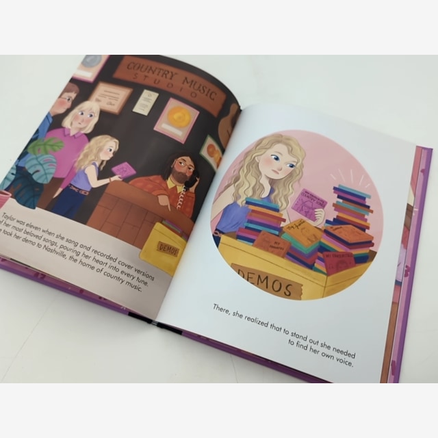 Taylor Swift (Little People, Big Dreams), Children's picture book, Like new by "Josefina Schargorodsky Maria Isabel Sanchez Vegara" — photo 2