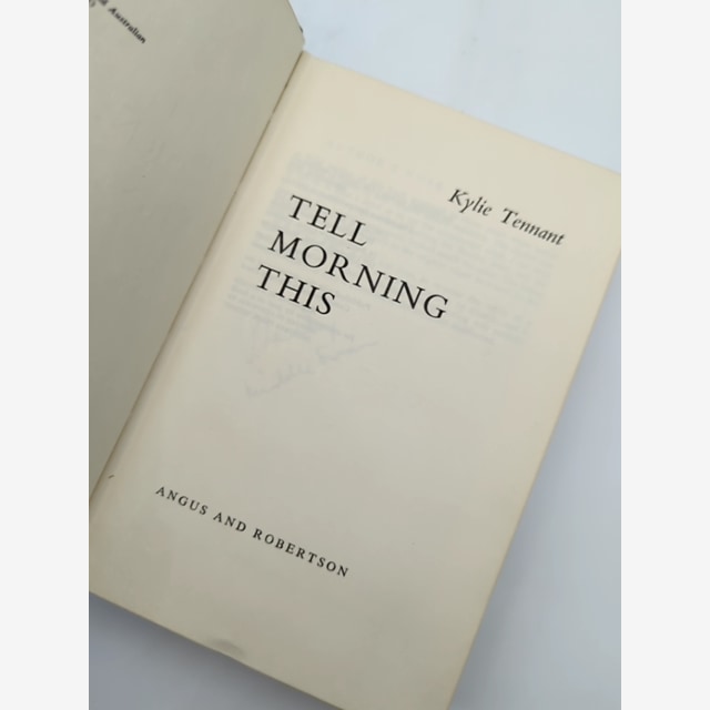 Tell Morning This by Kylie Tennant (Hardcover, 1967) History by Kylie Tennant — photo 3